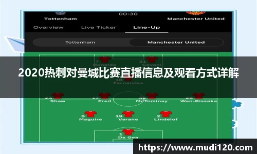 2020热刺对曼城比赛直播信息及观看方式详解